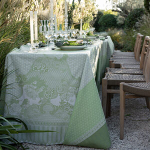 Mantel Le jacquard Promenade Impériale -Verde 180x300cms