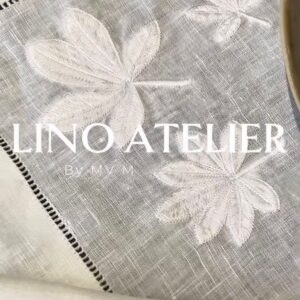 Individual Lino Atelier Flor de Castaña