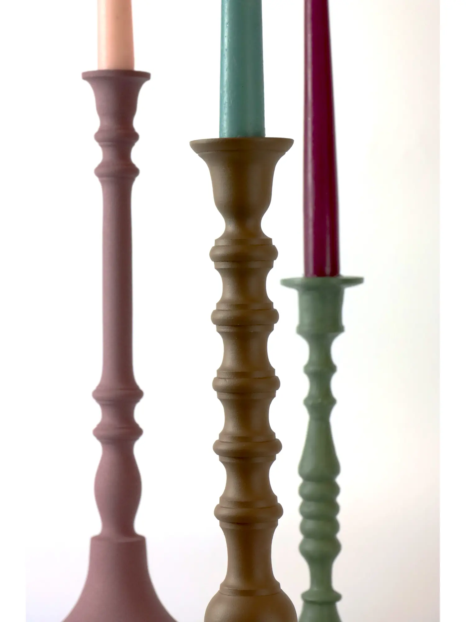 Candelabros en Hierro de alta calidad. Menta - Imagen 2