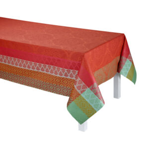 Mantel Le jacquard Bastide - Rojo Oliva 180x300cms