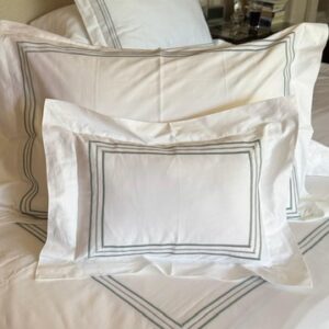 Fundas de Cojin Lineas celeste 30 x 40